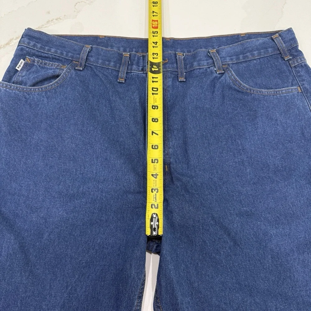 Carhartt FR Jeans Mens 44x32 Dark Wash FRB100DNM Workwear‎ Flame Resistant 2HRC
